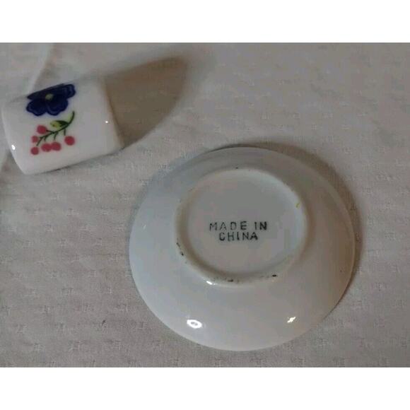 Miniature Plate And Napkin Ring - Replacements - Picture 3 of 5